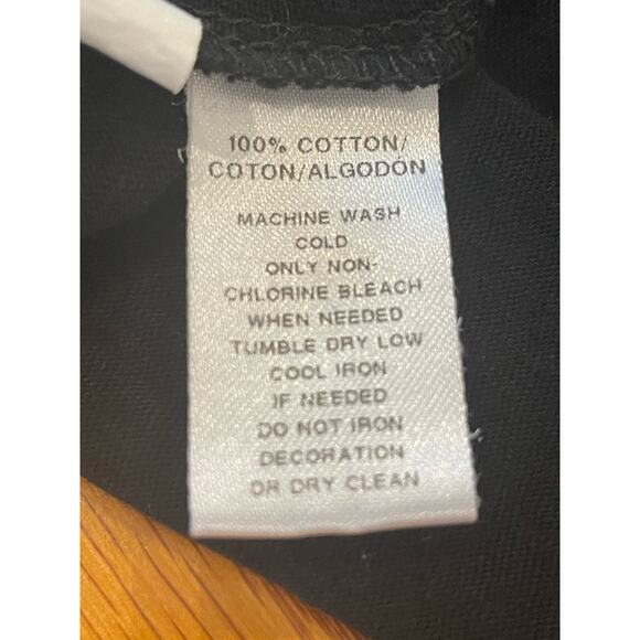 Ann Taylor LOFT black tank with crochet inserts XS 100% Cotton - Picture 7 of 10